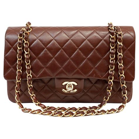 chanel bag brown vintage.